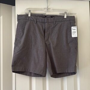 Nordstrom Charcoal Flat Front Shorts